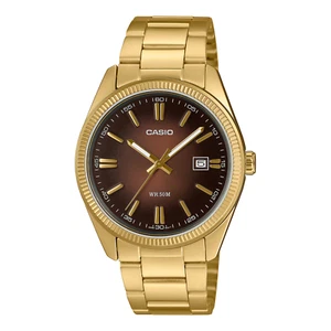 CASIO MTP-1302PGC-5AVEF OROLOGIO UOMO ACCIAIO DORATO 38mm DATA SOTTOCOSTO - Foto 1 di 4