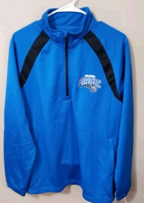NBA Orlando MagicG-III Sports Boys Sz XL (20) Half Zip Pullover Jacket Blue NWT - Image 1 of 4