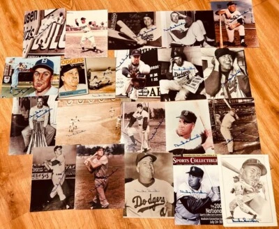 20 Duke Snider signed autographed auto Brooklyn Los Angeles Dodgers 8x10 photos - Image 1 of 4