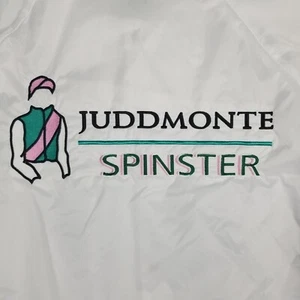 Juddmonte Spinster Stakes Windbreaker Official Jacket White Size XL Keeneland - Picture 1 of 8