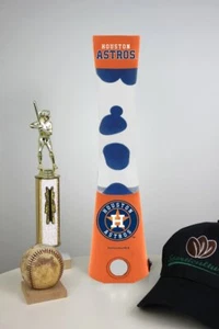 HOUSTON ASTROS MAGMA LAMPE LAVA BLUETOOTH LAUTSPRECHER SPIELTAG MUSIK HECKKLAPPE MLB - Bild 1 von 3