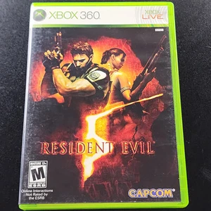 Resident Evil 5 Xbox 360 CIB with Manual, Original Case, Clean Disc - Picture 1 of 16