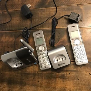 AT&T Handset Cordless Phone Lot Of 2 Replacements - Picture 1 of 7