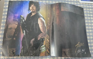 Jared Barel autographed Print of Walking Dead's, Daryl Dixon - Picture 1 of 2