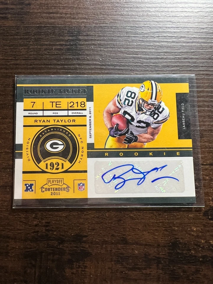 A90,809 - 2011 Playoff Contenders #174 Ryan Taylor Auto RC - Image 1 of 1