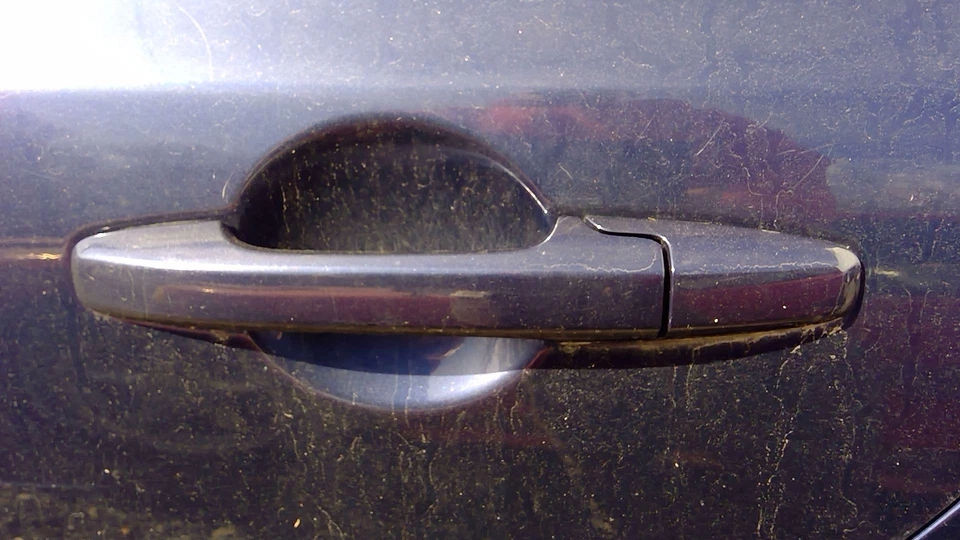 Conjunto de manija de puerta trasera Honda Civic 2006-2011 lado del conductor izquierdo azul B536P OEM Foto 1 de 1