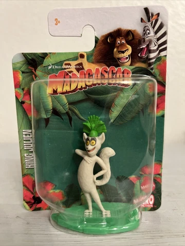 KING JULIEN MADAGASCAR 2.2” ACTION FIGURE PLASTIC DREAM-WORKS TOY (BRAND NEW) Cover