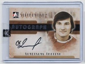 2007-08 In The Game ITG Superlative Autograph Silver #A-VT Vladislav Tretiak /50