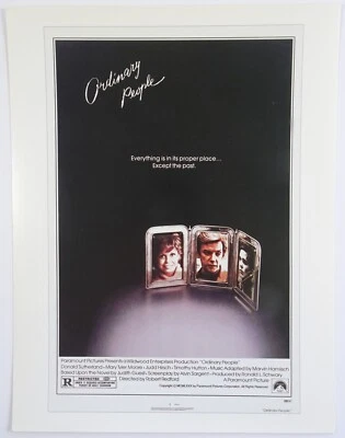 Movie Theater Program Ordinary People Donald Sutherland Mary Tyler Moore  - Image 1 of 4
