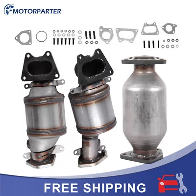 Convertidor catalítico banco delantero 1 y 2 + trasero para Honda Odyssey Acura MDX 3,5 L Foto 1 de 4