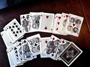 Antique STAGE #65 PLAYING CARDS COMPLETE NO BOX - Picture 1 of 1