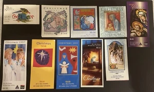 AUSTRALIA 10 CHRISTMAS BOOKLETS 1990-2001 MNH - Picture 1 of 1