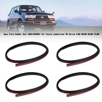 4x Flare Rubber Seal 538516002001 For Toyota Landcruiser 80 Series FJ80 HDJ80 - Image 1 of 4
