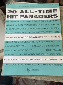 20 All Time Hit Paraders Akkordeon Noten Buch 1961. No 53 - Bild 1 von 4