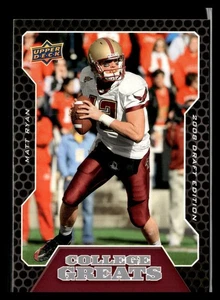 2008 Upper Deck Draft Edition College Greats #CG2 Matt Ryan Boston College - Picture 1 of 2