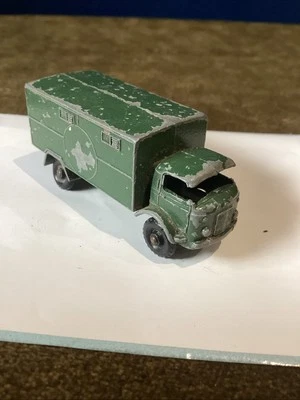 Matchbox by Lesney No.63 Service Ambulance Ford 3 Ton 4x4 Playworn - Image 1 of 4