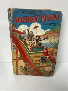 The Wizard Holiday Book For Boys 1939 Vintage Softcover Extremely Rare! Book - Picture 1 of 24