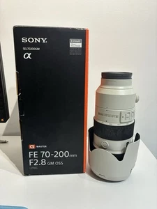 Lente de fotograma completo Sony GM 70-200 mm f2,8 OSS - ¡Excelente estado! - Imagen 1 de 10