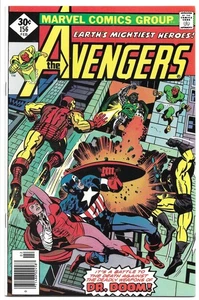 AVENGERS #156 NM- 9.2 DR. DOOM! BRONZE AGE MARVEL! THOR! VISION! SCARLET WITCH! - Picture 1 of 2