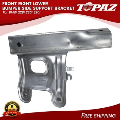 Soporte de soporte lateral para parachoques inferior delantero derecho compatible con BMW 228i 230i 320i Foto 1 de 3