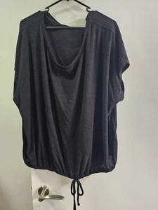 Women's ed.it.ed Black Shirt. Size 22. BNWT! RRP $15 - Picture 1 of 9