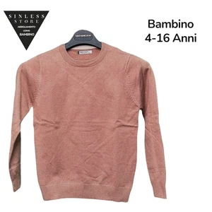 Maglioncino  in filo in cotone caldo da bambino 4-16 anni - Foto 1 di 3