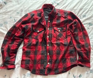 Merlin motorcycle shirt/jacket with shoulder, elbow and back protection, size L - Picture 1 of 19