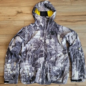 Rare ANALOG by Burton AG/07 Camo Light Nylon Jacket Mens Medium All Over Ski - Picture 1 of 19