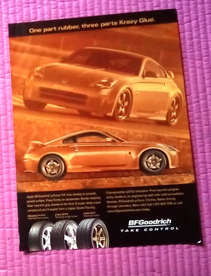 Nissan 350Z 2004 BFGoodrich anuncio impreso Foto 1 de 2