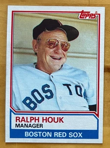 1983 Topps Baseball #786 Ralph Houk - Boston Red Sox - NM - Picture 1 of 2
