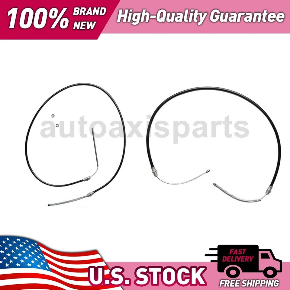 2 Rear Raybestos Brakes Parking Brake Cable for 1987-1991 Chevrolet Blazer - Image 1 of 4