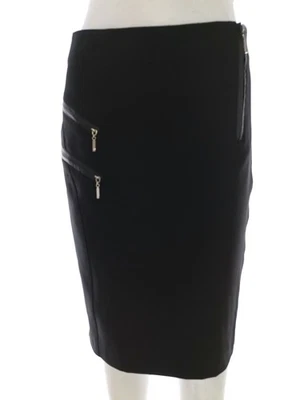 IN FRONT Womens Spódnica Prosta i Ołówkowa Czarny 8/10 (36) - Image 1 of 4