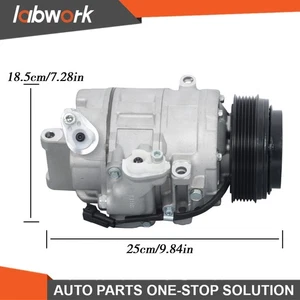 Labwork A/C Compressor 2011-15 For Ford Explorer 3.5L W/Clutch CO 9777C Aluminum - Picture 1 of 17