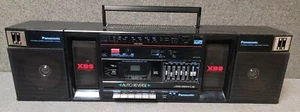 Panasonic RX-C38 Boombox XBS Extra Bass System Portable Stereo AM FM Cassette - Picture 1 of 9
