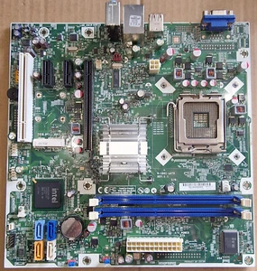 Placa madre HP Compaq 608883-002 500B MT MicroTower Socket 775 H-IG41-uATX y E/S - Imagen 1 de 3