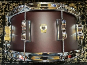 Ludwig 6.5" x 14" Classic Maple Custom Snare Drum - Satin Cherry - Picture 1 of 6