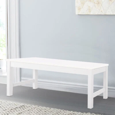 3FT Dining Bench Wooden Long Seat for Kitchen Table Chairs Home Hallway 2 Seater - Image 1 of 4