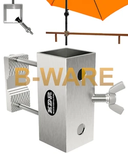 B-WARE Sonnenschirmhalter Balkongeländer Balkon Halterung für Sonnenschirm - Bild 1 von 7