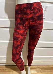EUC🌟Lululemon Align High-rise Pant *28" Sz 4 Metamorphic Glow Red Team Canada - Imagen 1 de 4