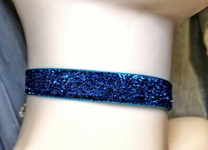 ALL COLORS Ribbon Choker Necklace Velvet Glitter Sequins Holidays - Picture 1 of 108