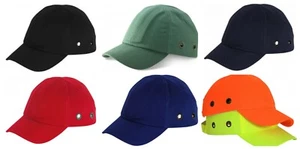 Casquette de baseball bosse de sécurité Deluxe standard pointe ventilée protection de tête réglable - Photo 1 sur 10