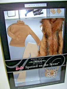 2001 Vintage Barbie Fur Coat with Accessories MIB Ten Items - Picture 1 of 3