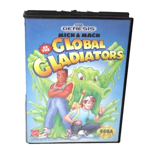 Mick & Mack: Global Gladiators (Sega Genesis, 1992) Complete CIB TESTED! - Picture 1 of 5
