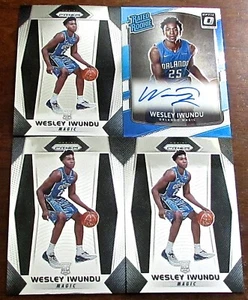 2017-18 Panini Prizm/Donruss Optic Wesley Iwundu RC LOT Base #74 X 3 + AUTO - Picture 1 of 1