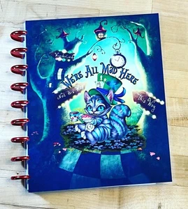 Alice Inspired "We're all Mad Here" Cover Set 4 use with Classic Happy Planner~ - Picture 1 of 4