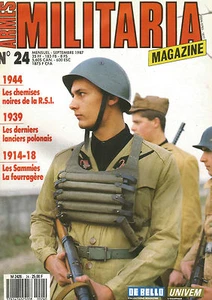 MILITARIA N°24 CHEM NOIR RSI / LANCIER POLONAIS / SAMMIES 14-18 / OFFICIER HEER - Picture 1 of 2