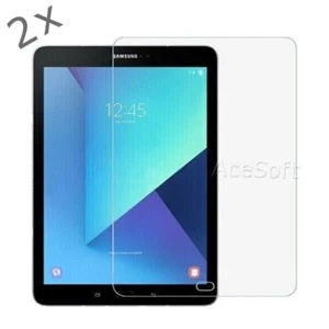 Heavy-Duty Tempered Glass 2x Screen Protector for Samsung Galaxy Tab S3 SM-T820N - Picture 1 of 1