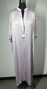 Vince Women’s Violet Flared Sleeve V-Neck Relaxed Fit Midi Dress NWT - Picture 1 of 15