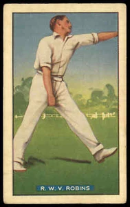 Hoadley Chocolates - 'Test Cricketers' (1938) - R.W.V. Robins (Middlesex) - Picture 1 of 2
