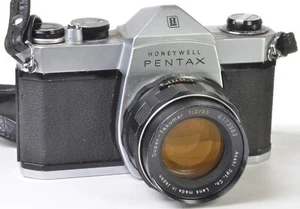 Pentax Honeywell SP 1000 Camera w/Super Takumar 55mm f2 lens, strap, READ - Picture 1 of 6